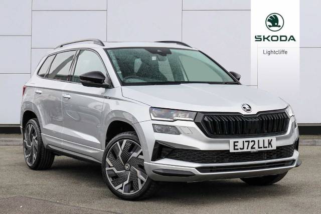 Skoda Karoq SUV 1.5 TSI (150ps) SportLine ACT DSG Estate Petrol Brilliant Silver