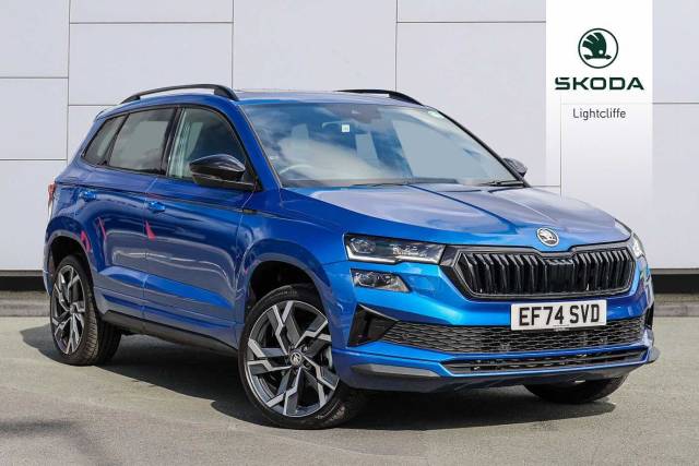Skoda Karoq 1.5 TSI Sportline 5dr DSG Estate Petrol Race Blue