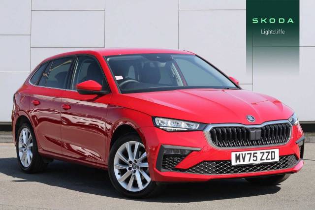 Skoda Scala 1.0 TSI 116 SE L Edition 5dr DSG Hatchback Petrol Velvet Red