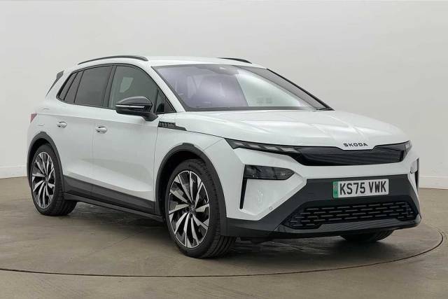 Skoda Elroq 210kW 85 SportLine 82kWh 5dr Auto 4x4 vehicle Electric Moon White Metallic