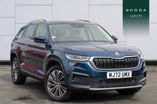 Skoda Kodiaq 1.5 TSI SE L Executive 5dr DSG [7 Seat] Estate Petrol Petrol Blue