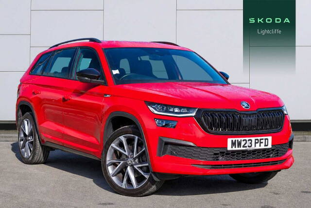 Skoda Kodiaq 1.5 TSI Sport Line 5dr DSG [7 Seat] Estate Petrol Velvet Red