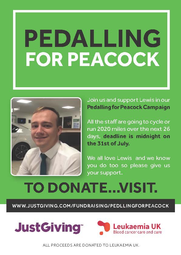 Pedalling For Peacock
