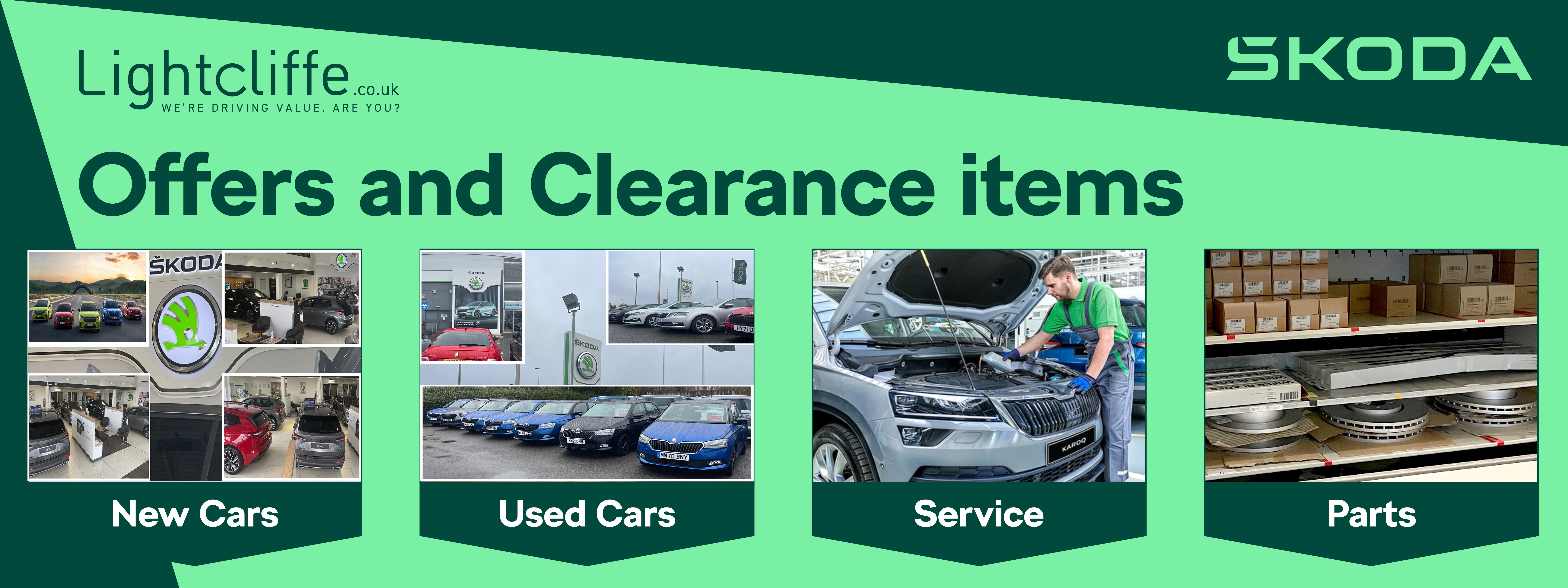 Offers and Clearance Items at Lightcliffe SKODA