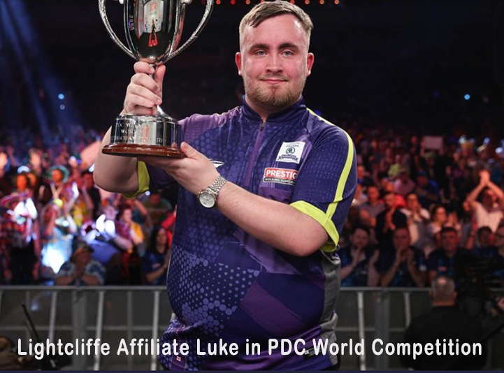 Lightcliffe Affiliate Luke Makes World PDC Event