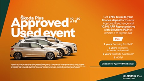 Škoda Plus Approved Used Event Comes to Lightcliffe Škoda in April