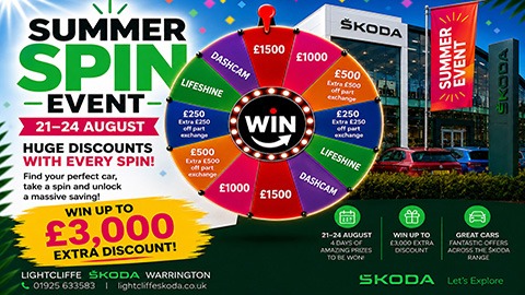 Lightcliffe Škoda Adds an Extra Spin to Summer Savings